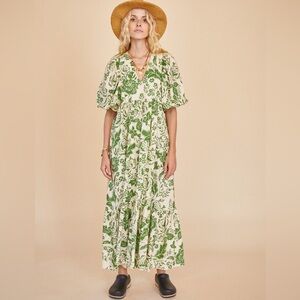 Hunter Bell Palmer dress, Green Gardens, size small